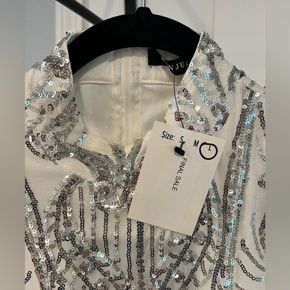 Open back sequin mini dress - Picture 5 of 5